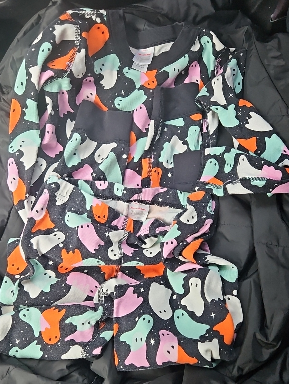 Hanna Andersson Halloween Ghost Pajama Set Sz 10